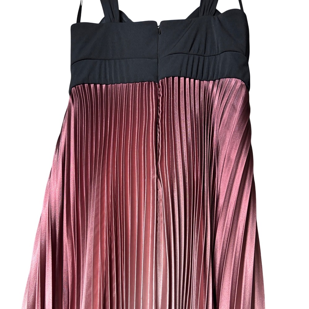 Betsy & Adam Women's size 10 Pleated Maxi Dess Special Occasion Gown Ombre NEW - Picture 12 of 13